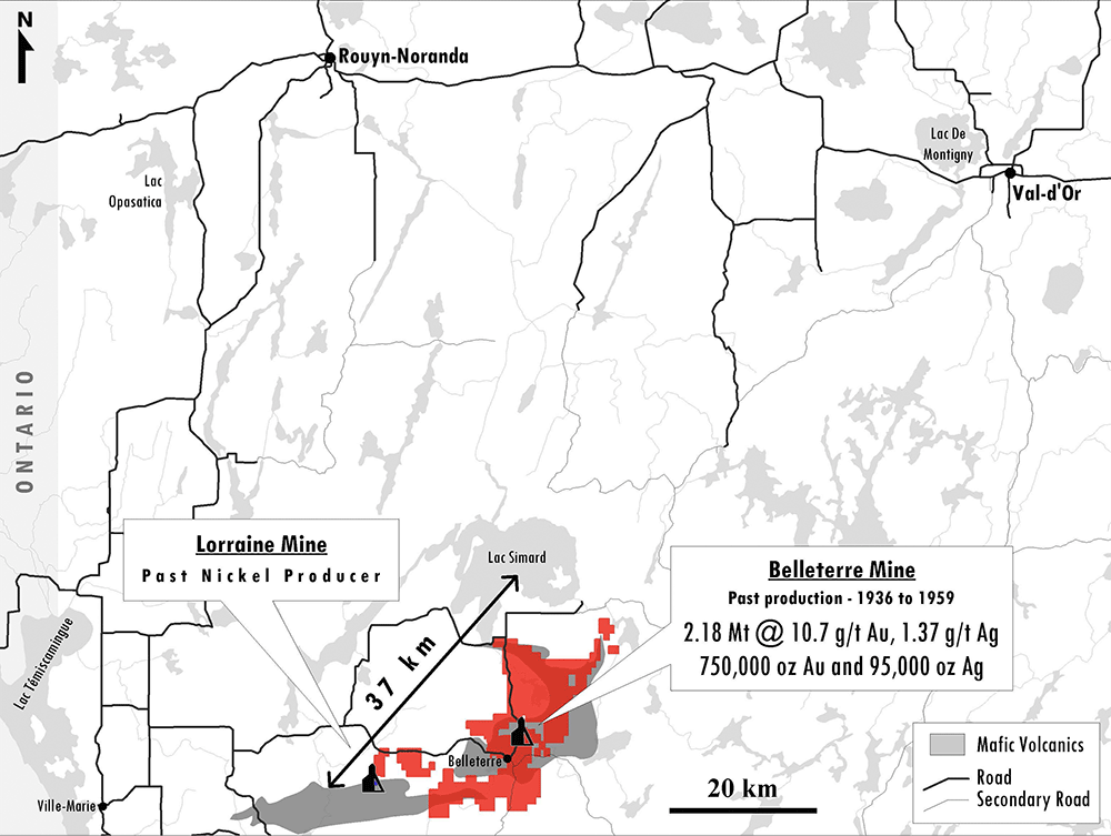 Belleterre Regional Map VIOR